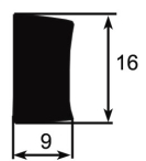 Extruded rubber DL series