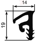 Extruded rubber DL series