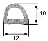 Extruded rubber DL series