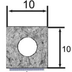 Extruded rubber DL series