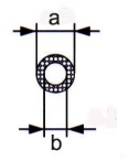 Extruded rubber DL series