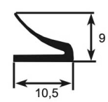 Extruded rubber DL series