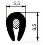 trafilati in termoplastico / PVC della serie DL